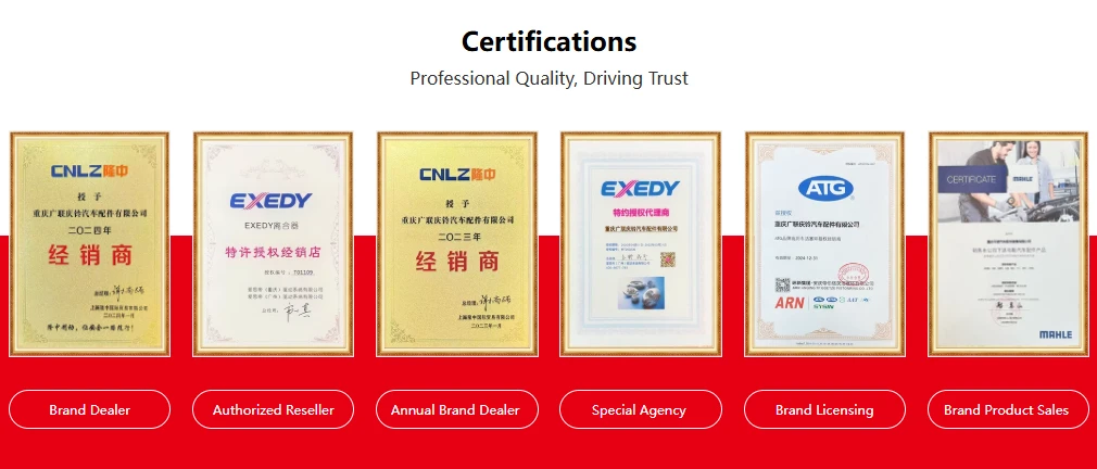 Certifications Certifications